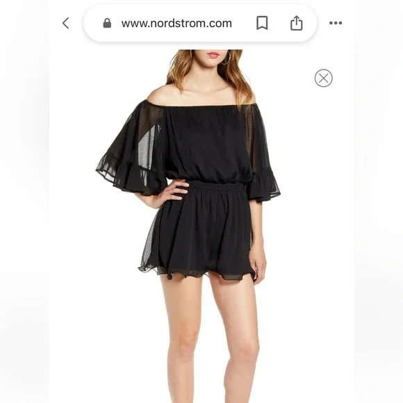 Endless Rose Off-the-Shoulder Ruffle Sleeve - Picture 4 of 7